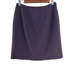 Jones New York Essentials Women's 10 Petite‎ Pencil Skirt Eggplant Purple Career